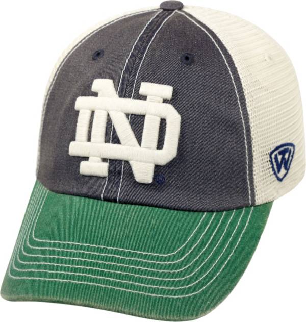 Top of the World Men's Notre Dame Fighting Irish Navy/White/Green Off Road Adjustable Hat product image