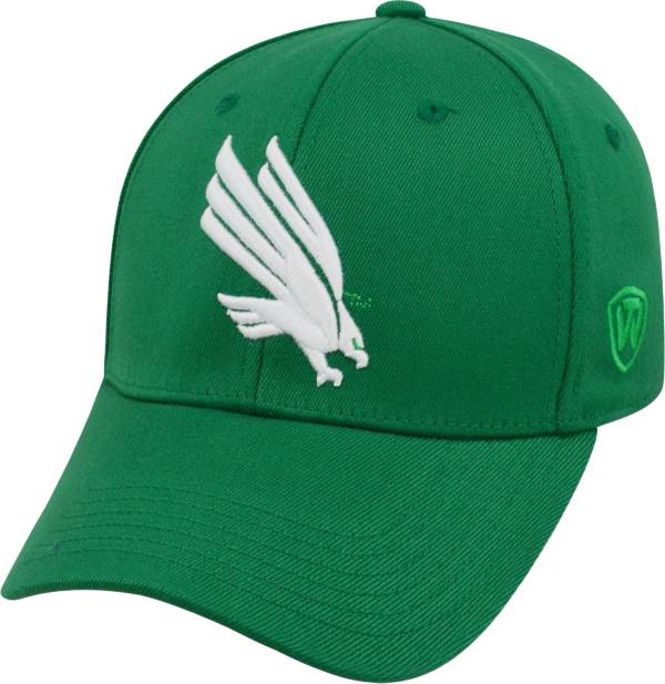 Top of the World Men's North Texas Mean Green Premium Collection Green M-Fit Hat