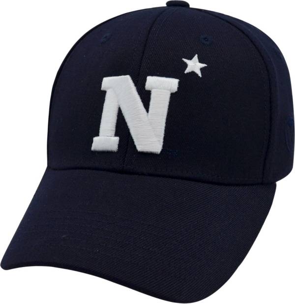 Top of the World Men's Navy Midshipmen Navy Premium Collection M-Fit Hat