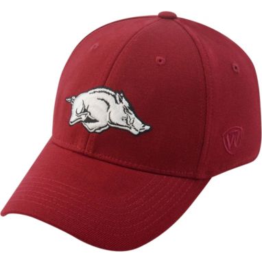 sorry, Top of the World Men's Arkansas Razorbacks Cardinal Premium Collection M-Fit Hat is currently out of stock