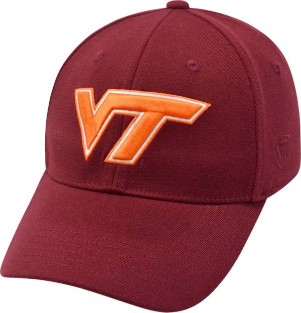 Top of the World Men's Virginia Tech Hokies Maroon Premium Collection M-Fit Hat