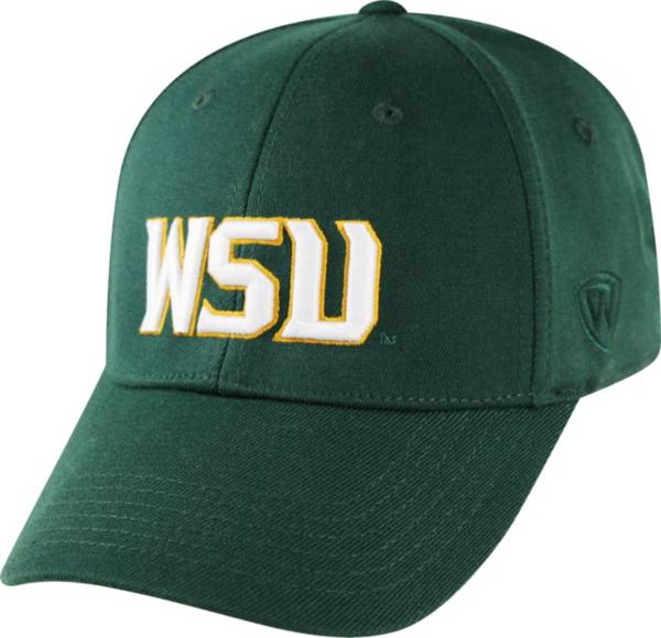 Top of the World Men's Wright State Raiders Green Premium Collection M-Fit Hat product image