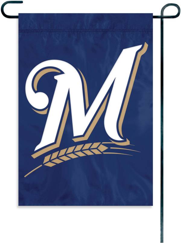 Party Animal Milwaukee Brewers Garden/Window Flag