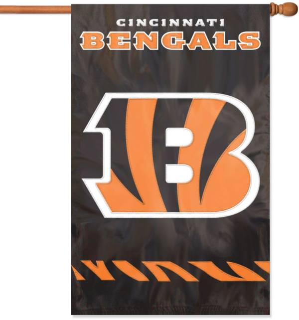 Cincinnati Bengals Helmet Double Sided Garden Banner Flag