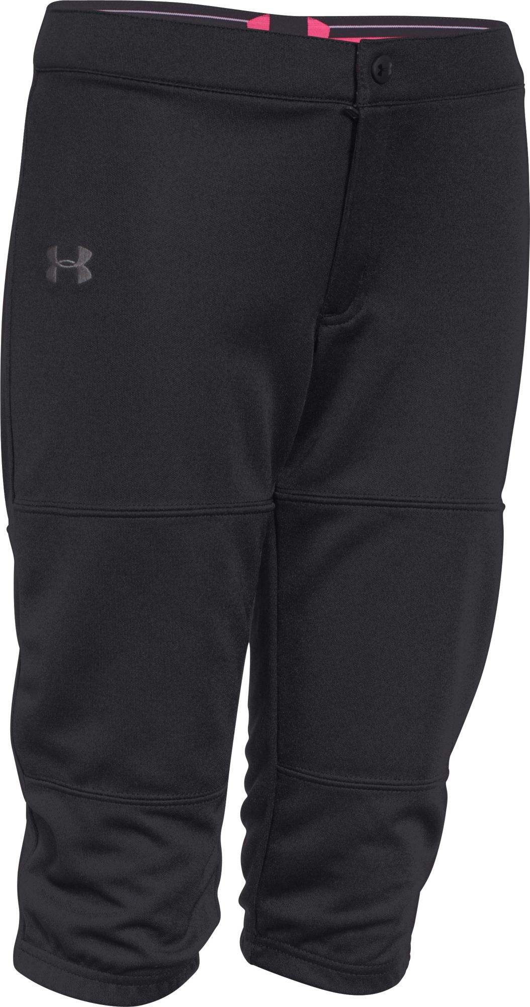 girls black softball pants