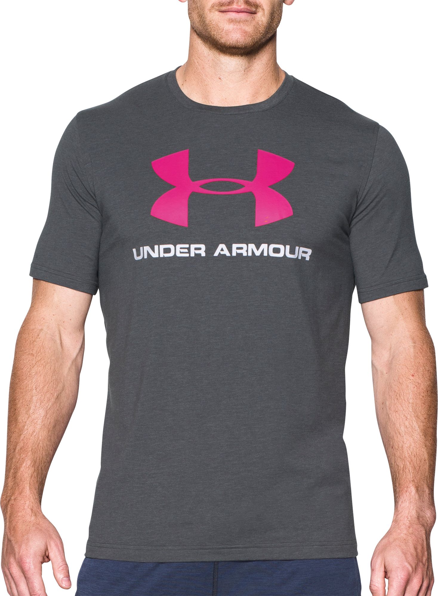 under armour pink t shirt