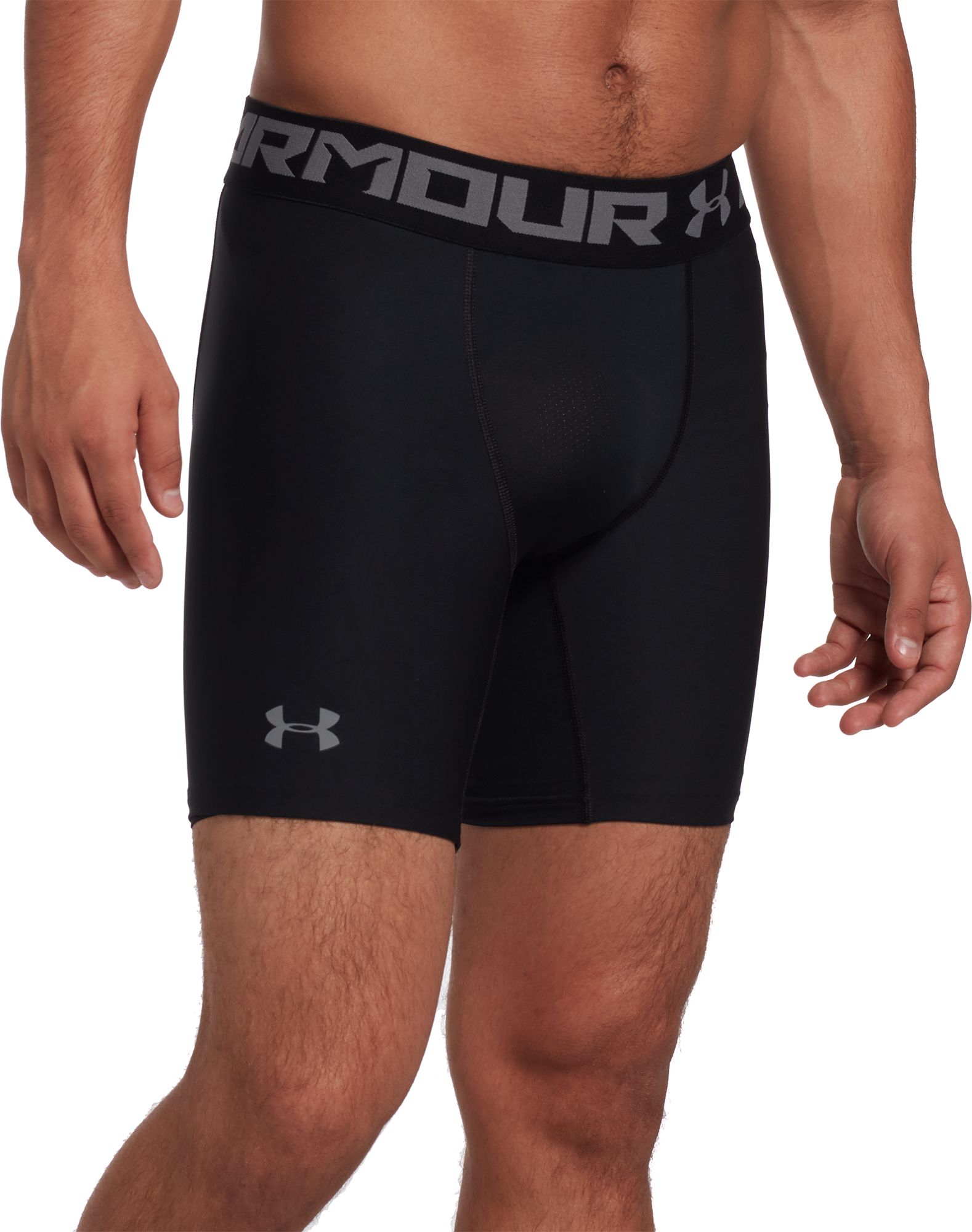 under armour track compression shorts