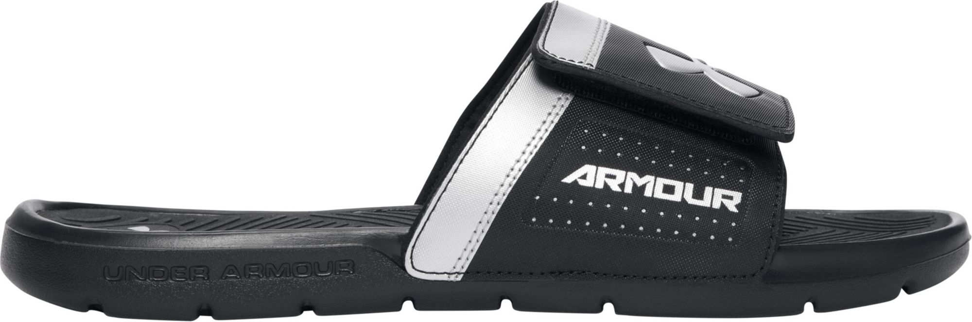 under armour men's playmaker adjustable slides