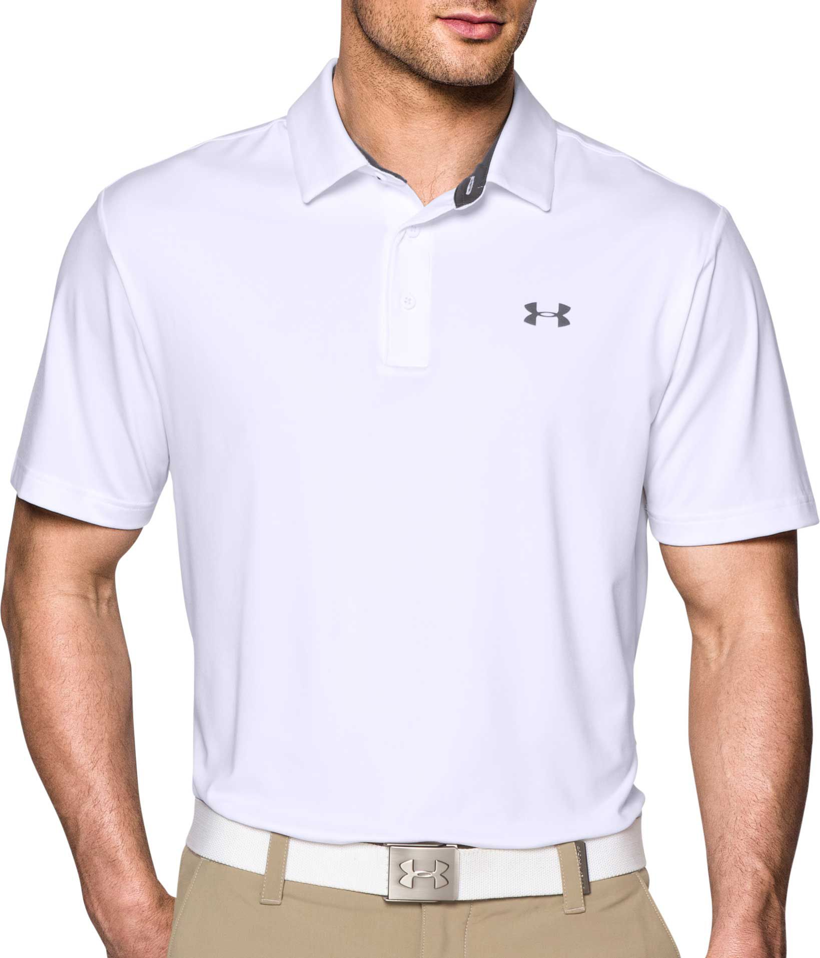 under armour men's playoff long sleeve golf polo