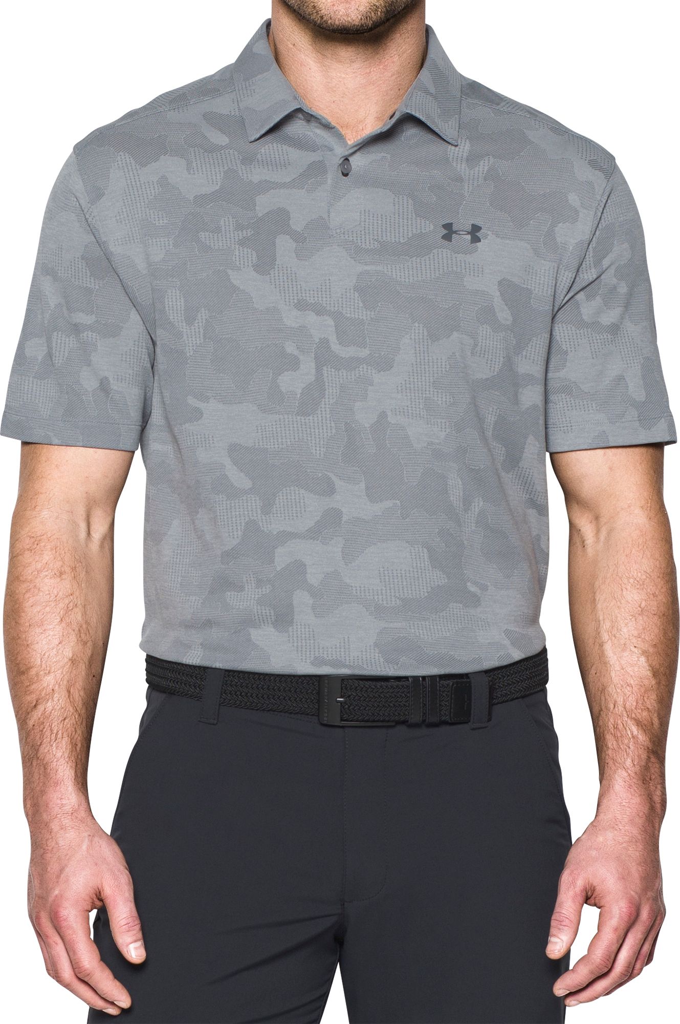 under armour camo golf shirt