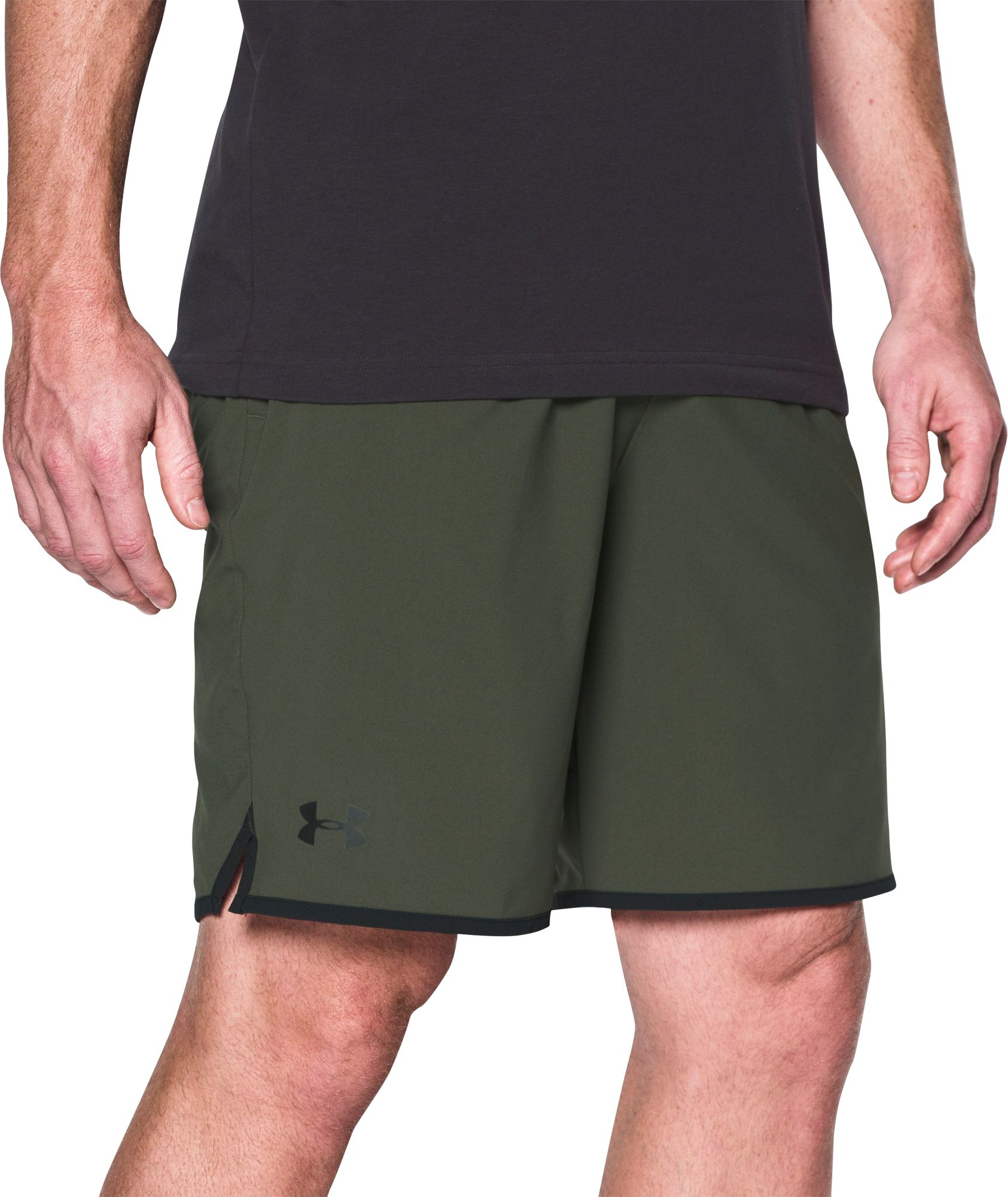 under armour men's 9 woven shorts