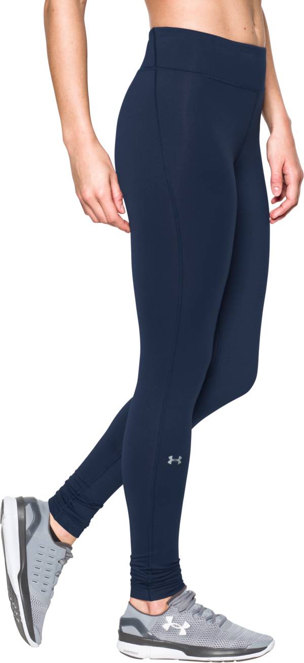 Under Armour Heatgear Armour Print Ankle Crop 7/8 Leggings in Green