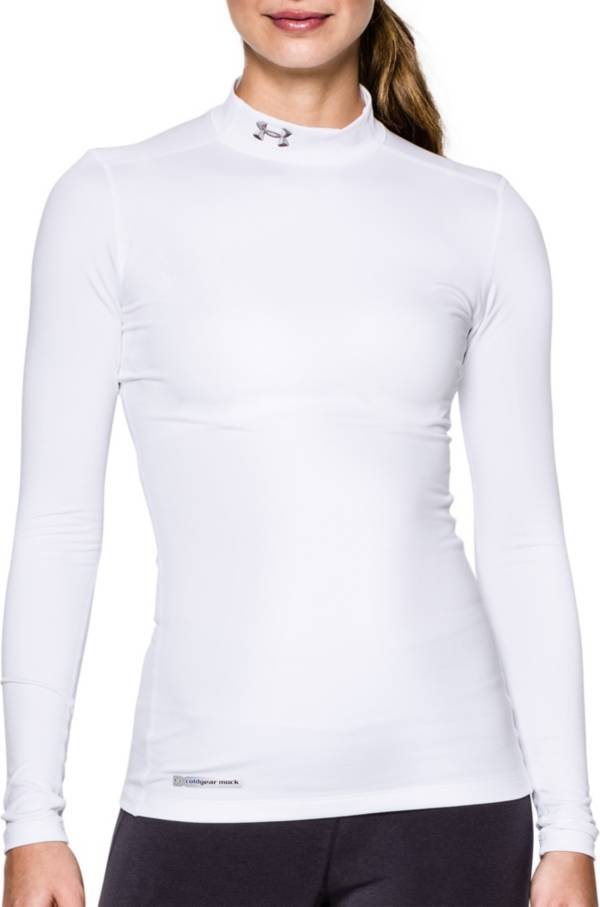 Under armour coldgear store mock neck womens