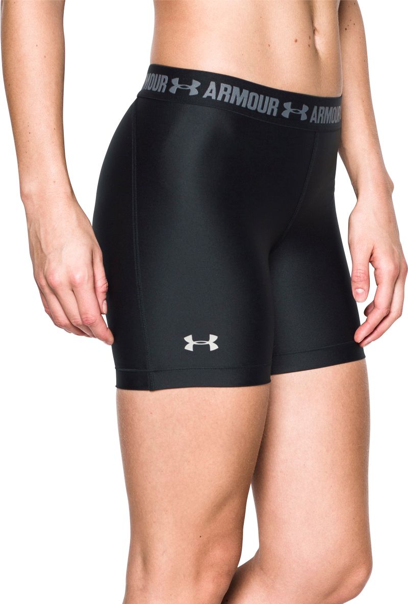 under armour heatgear compression shorts women's