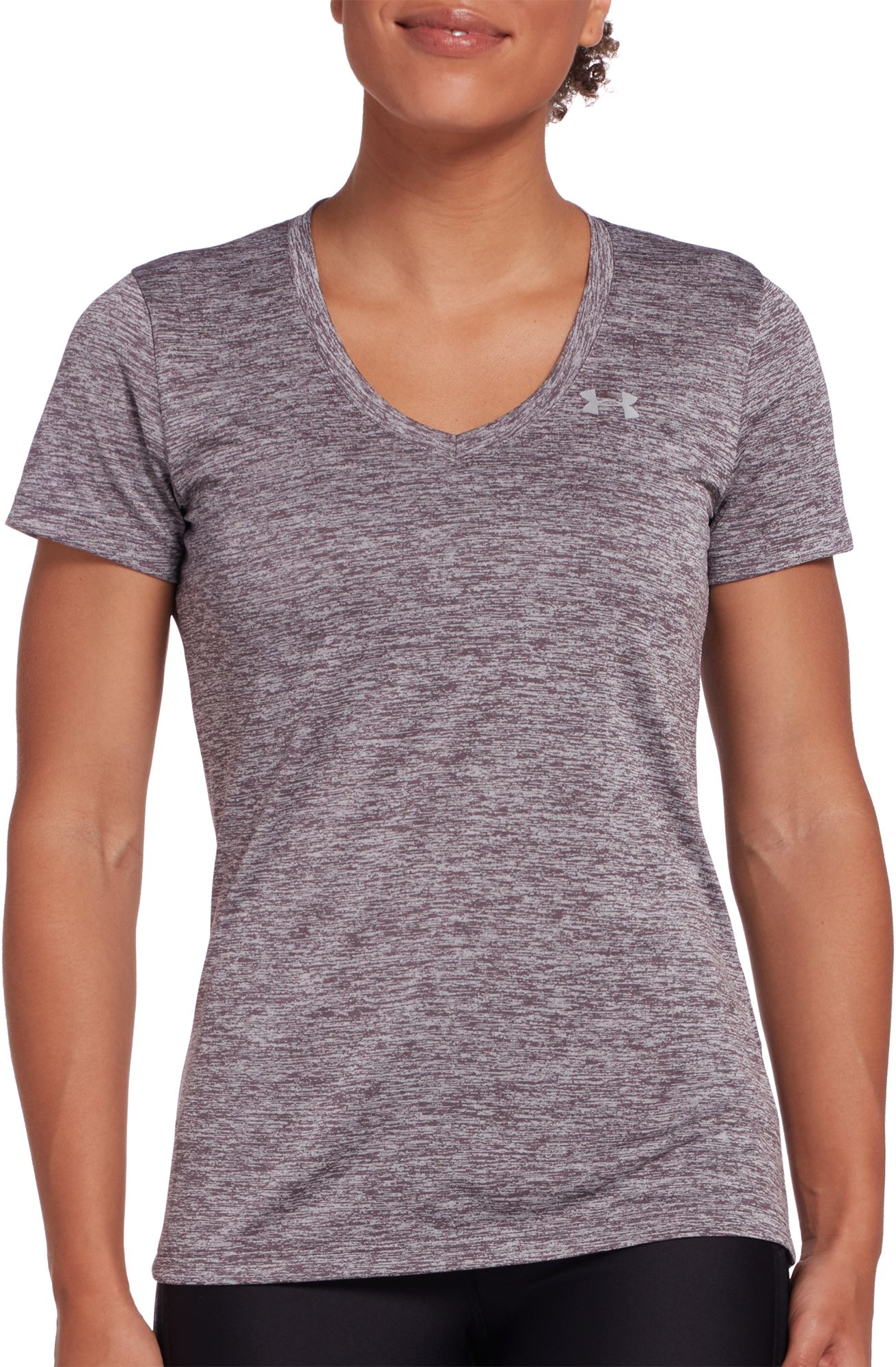 under armour v neck t shirt women's