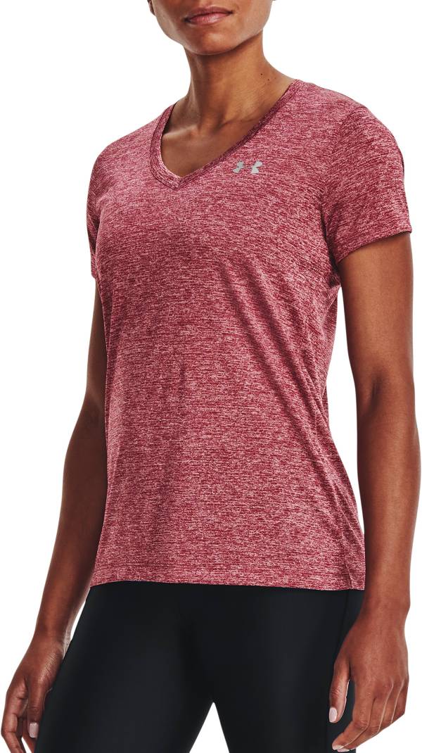 Under Armour Women's Twisted Tech V-Neck Shirt | Dick's Sporting Goods