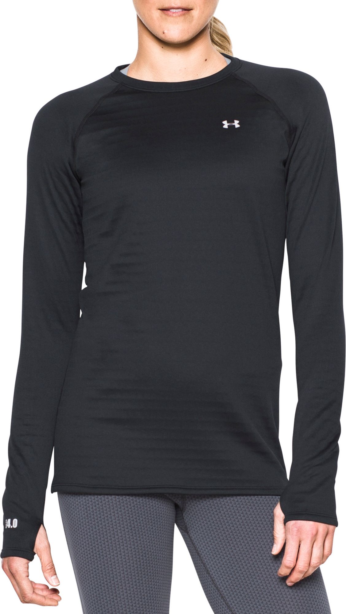 womens black under armour shirt