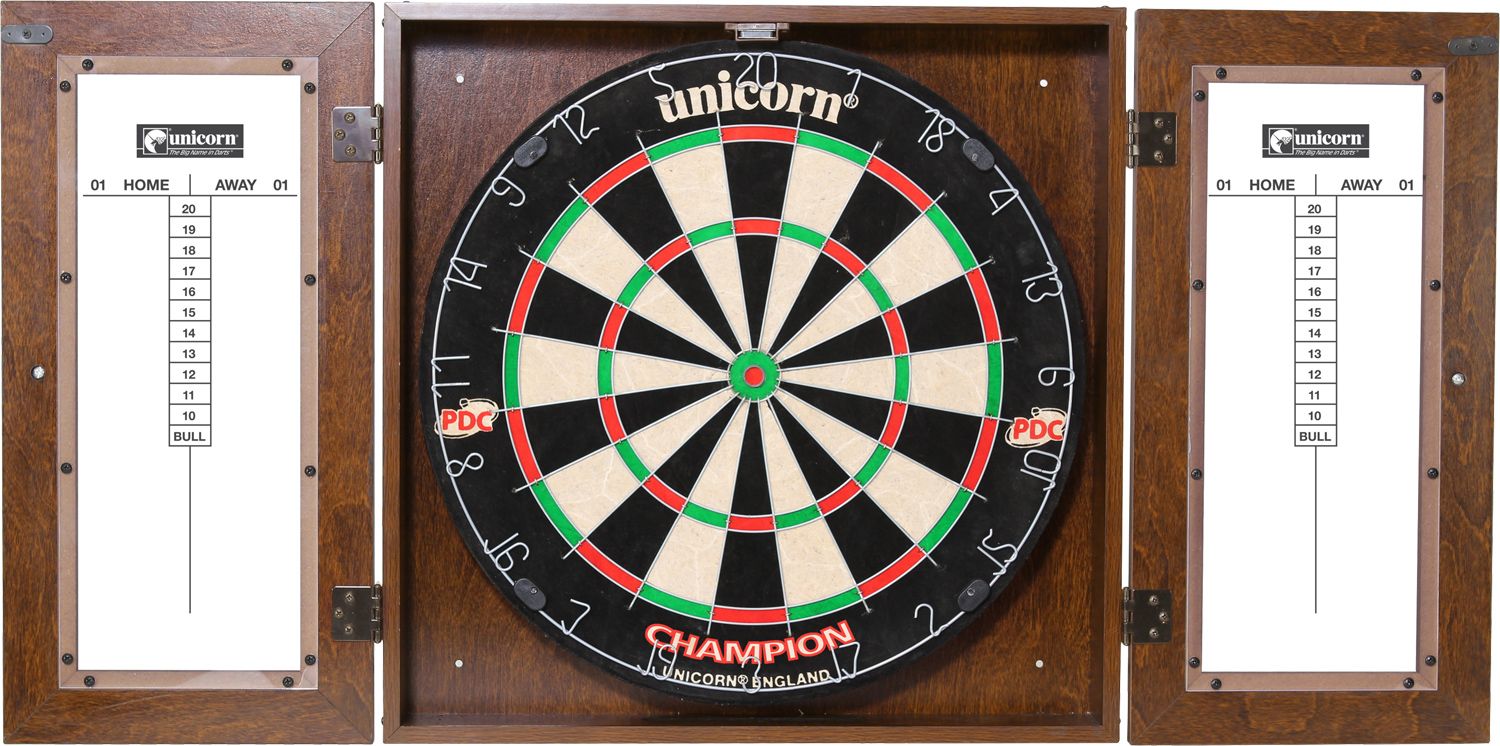 dartboard cabinet set