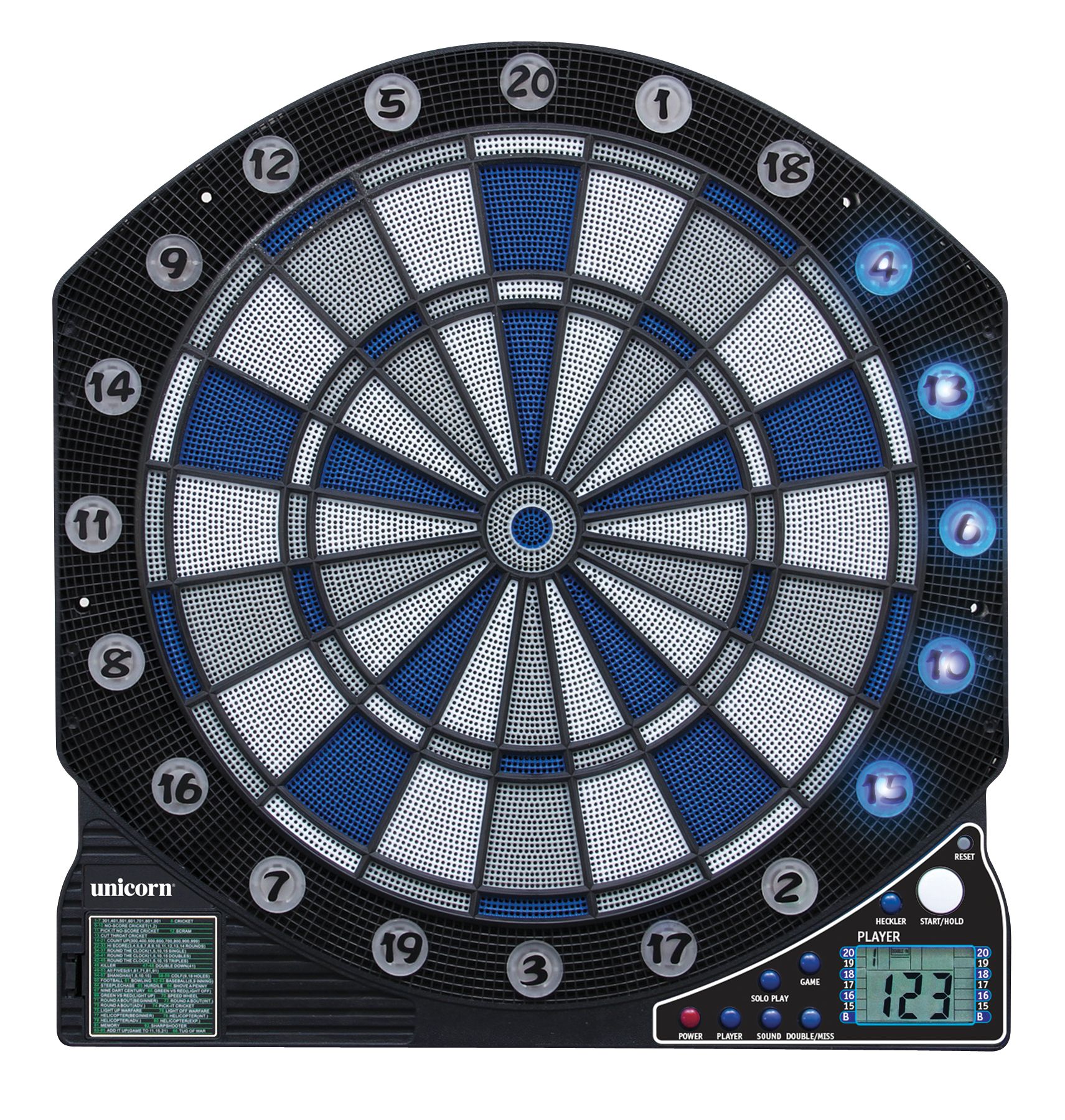 unicorn vector electronic dartboard