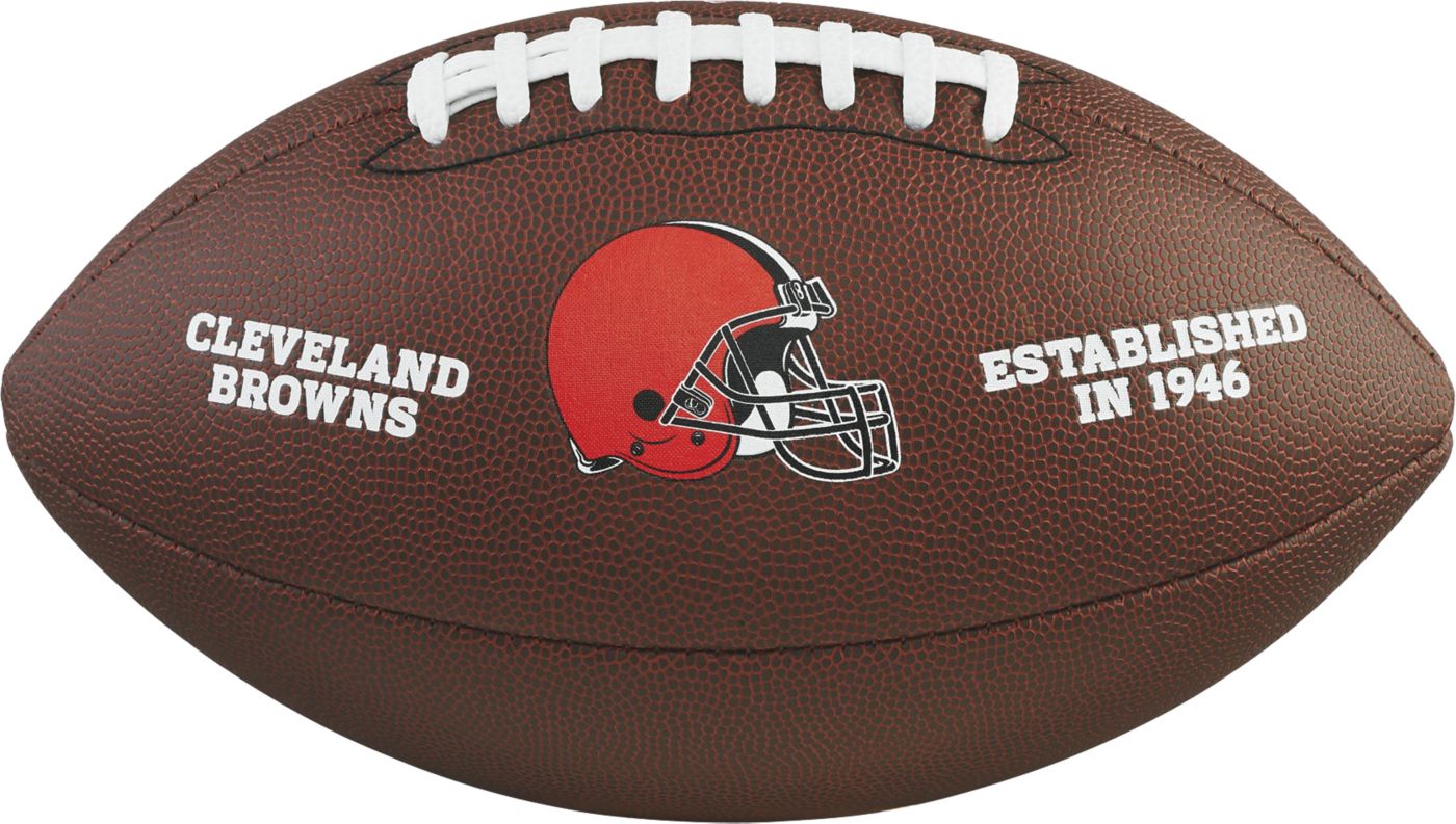 Cleveland Browns Signed Autographed sale Wilson Leather Two Tone Football