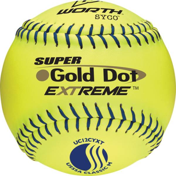 Worth 12" USSSA Super Gold Dot EXTREME Slow Pitch Softball