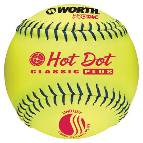 Worth WCS 12 Official League Softball White 4 Softballs for sale