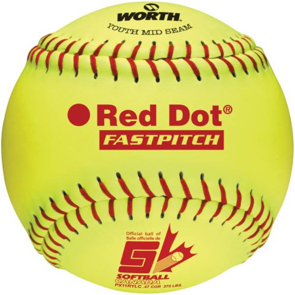 Rawlings 11" ASA Red Dot Fastpitch Softball