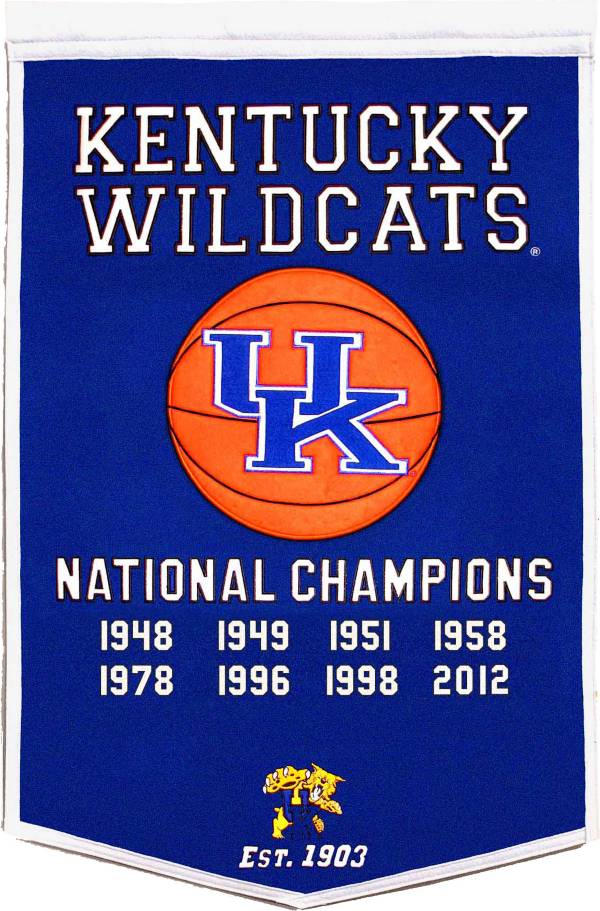 Kentucky Wildcats Basketball National Champions Banner