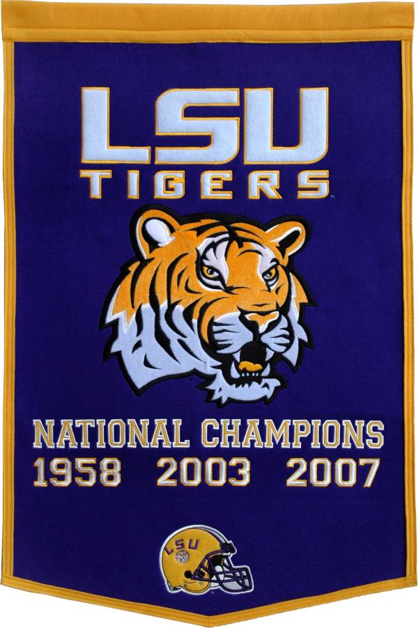 LSU Tigers Football National Champions Banner