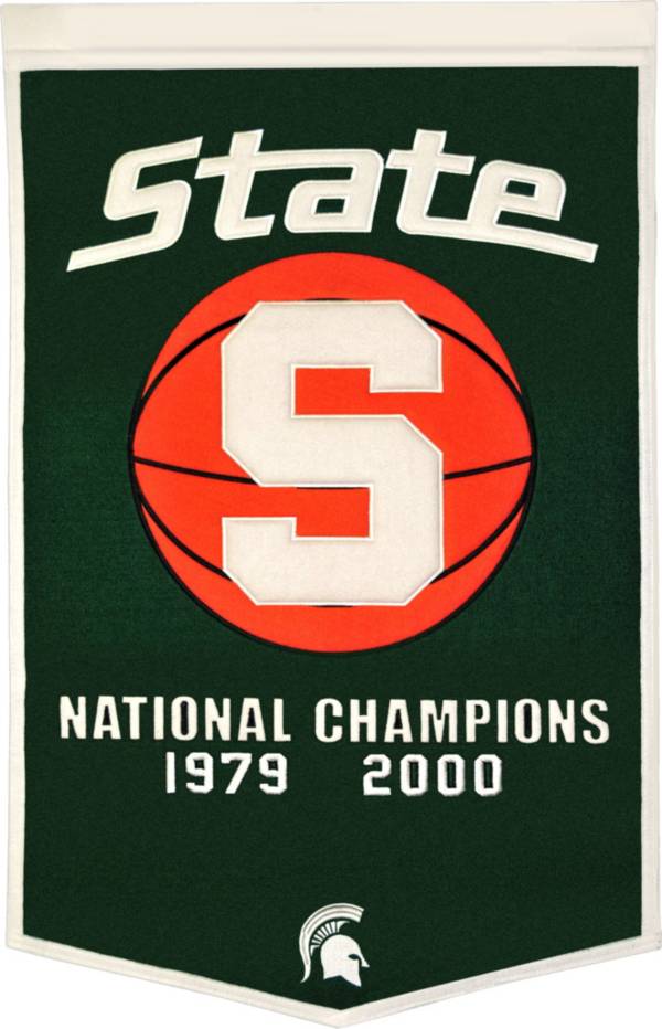 Michigan State Spartans Basketball National Champions Banner