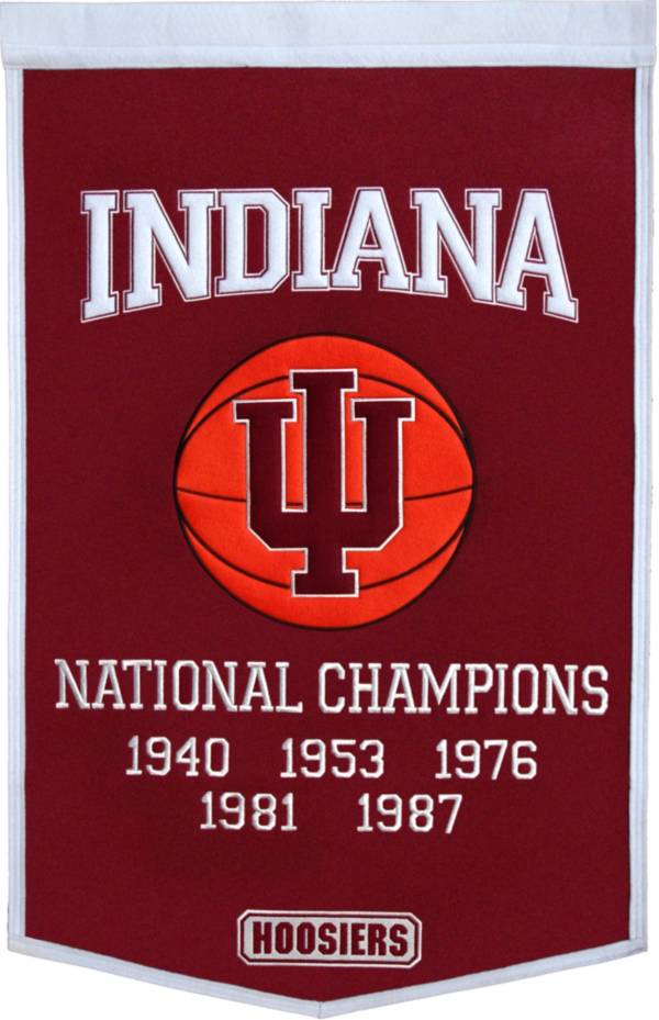 Indiana Hoosiers Basketball National Champions Banner