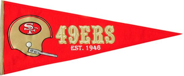 San Francisco 49ers Throwback Pennant