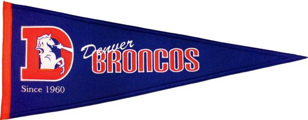 Denver Broncos Throwback Pennant
