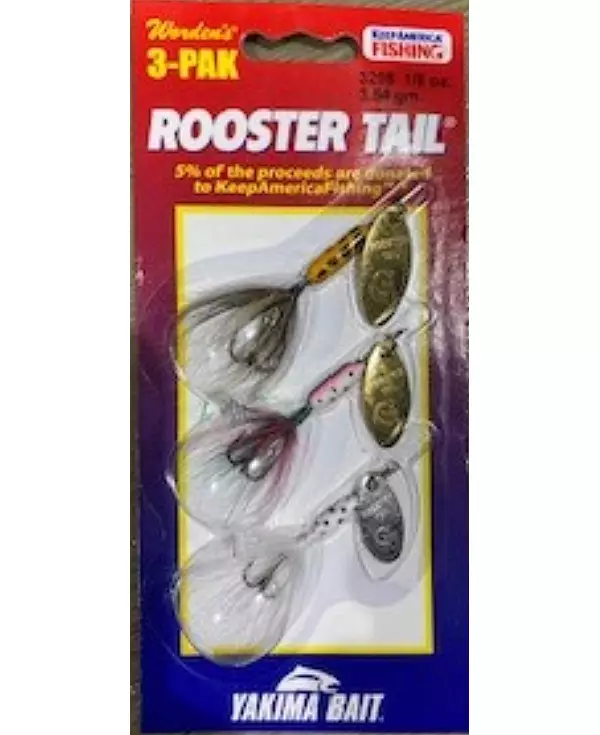 Yakima Bait Worden's Rooster Tail Inline Spinner Kit
