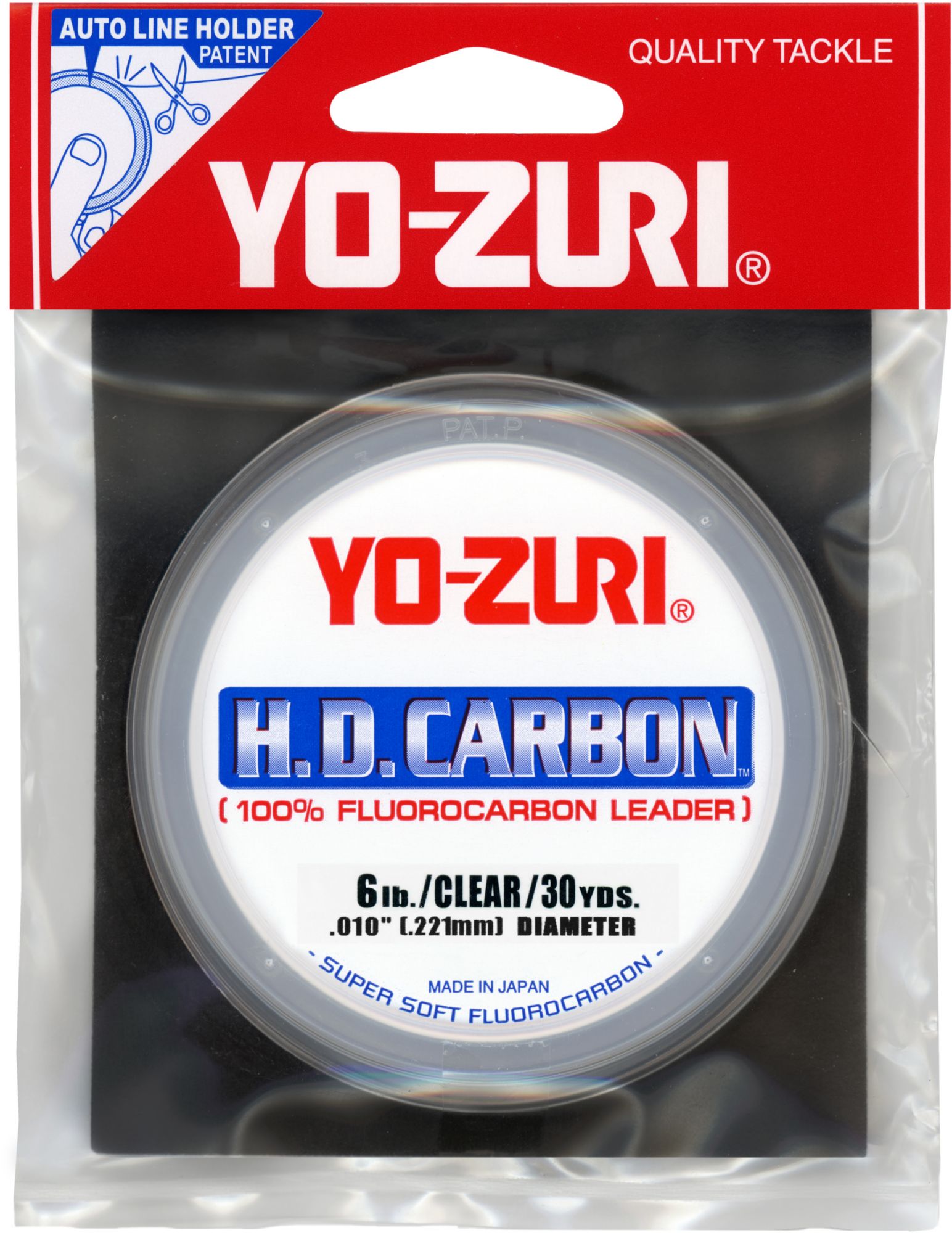 Yo-Zuri Bas De Ligne Fluorocarbone HD Carbon - Rose, Résistance 36.3 Kg, Discrétion Maximale