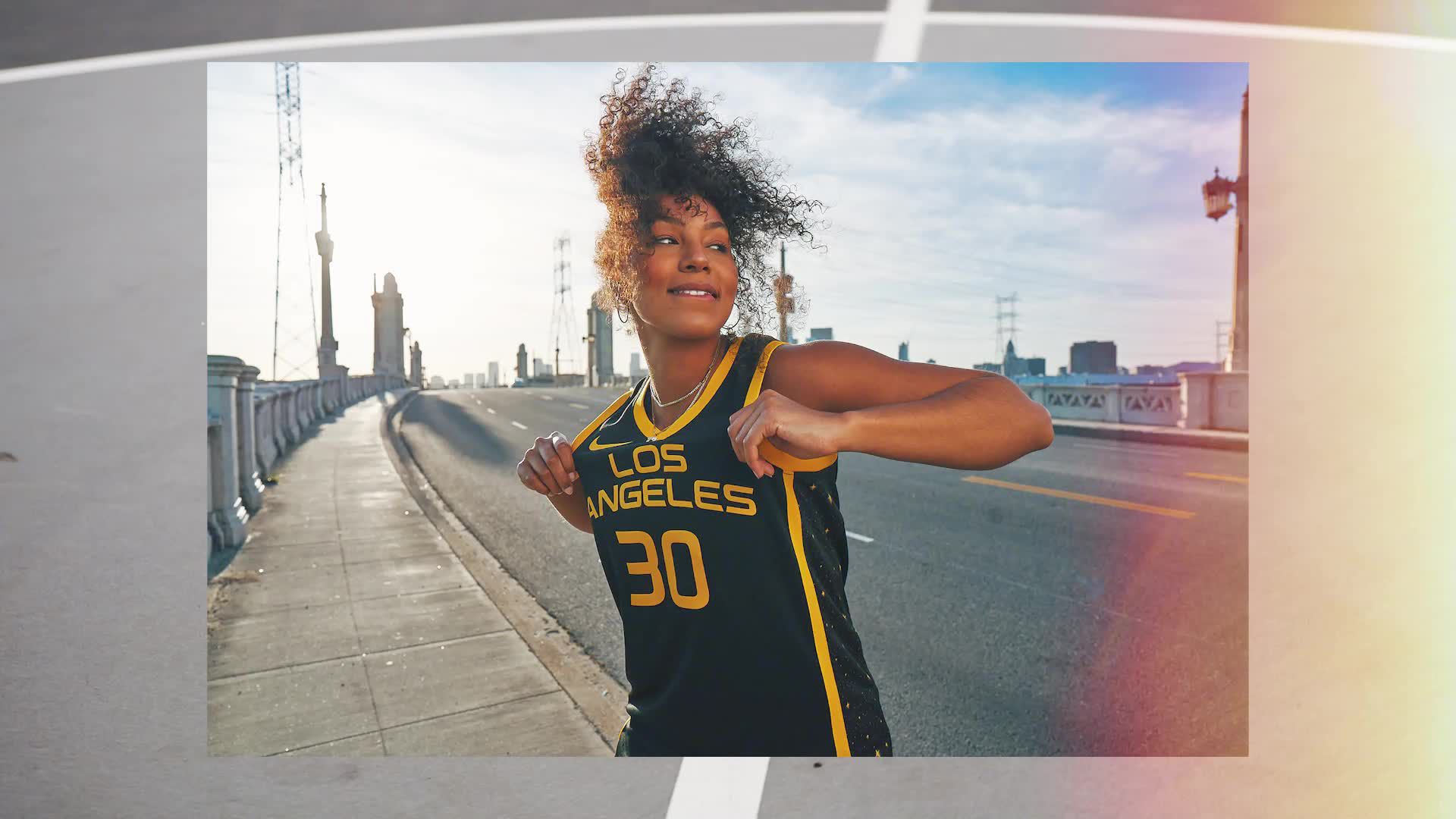 Nike Adult Los Angeles Sparks Nneka Ogwumike Black Victory Rebel Jersey product