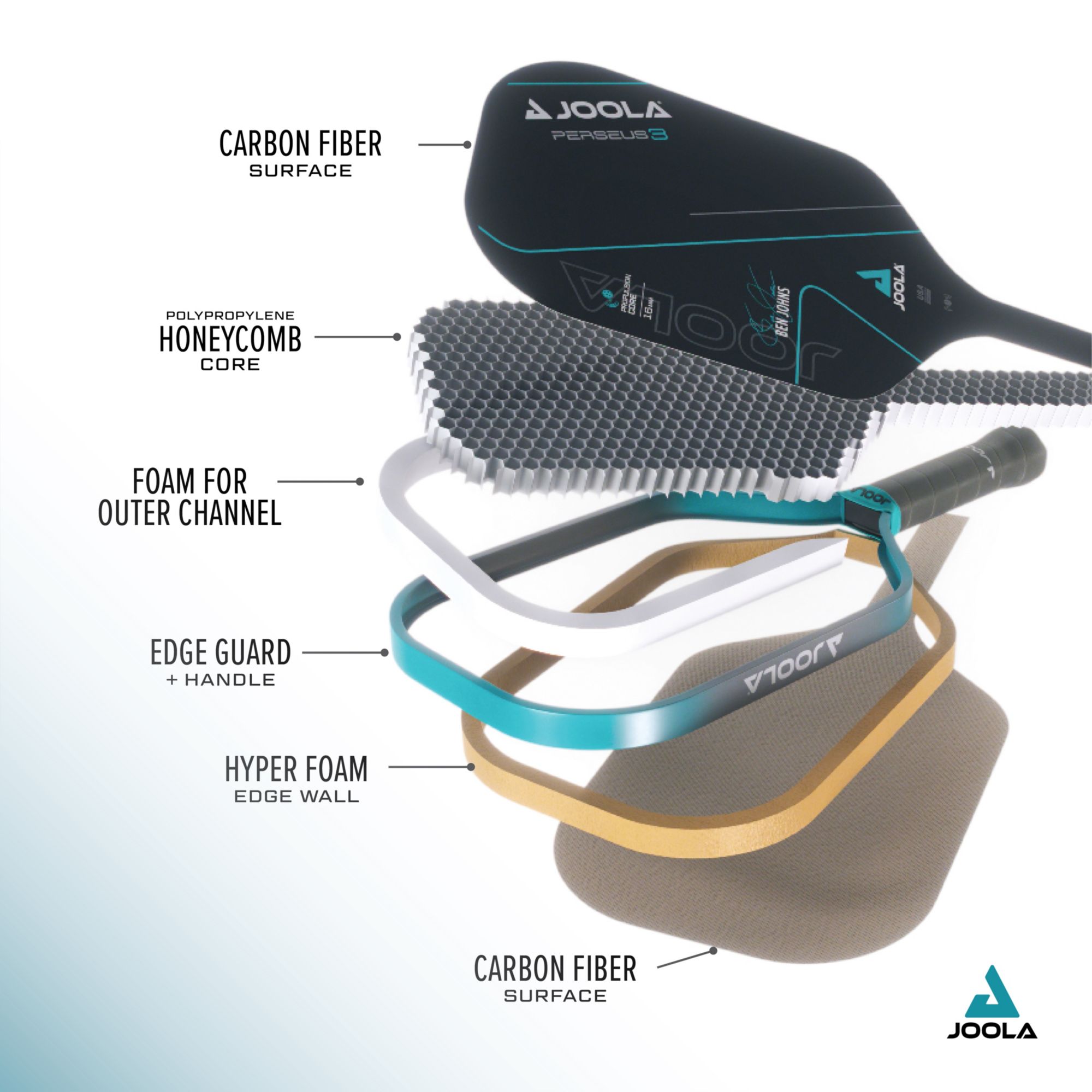 JOOLA Ben Johns Perseus 3 14mm Pickleball Paddle product image