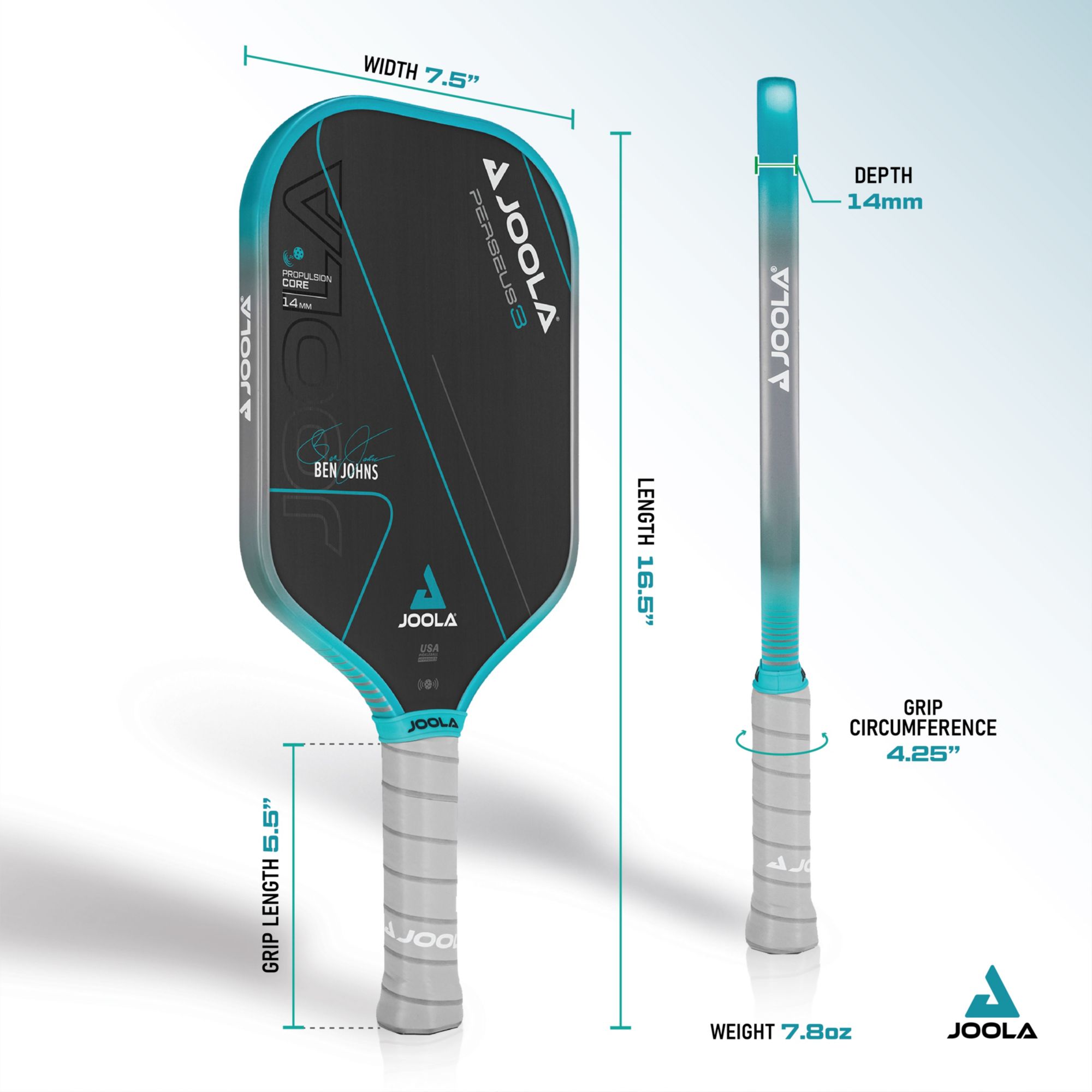 JOOLA Ben Johns Perseus 3 14mm Pickleball Paddle product image