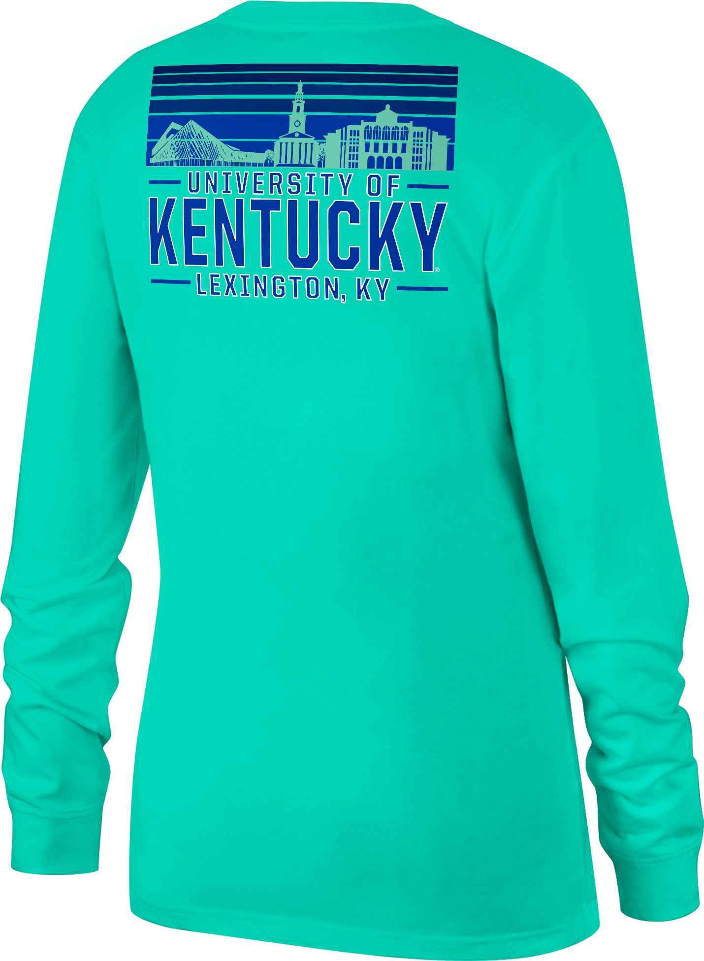 Top of the World Women's Kentucky Wildcats Green Pocket Long Sleeve T-Shirt product image