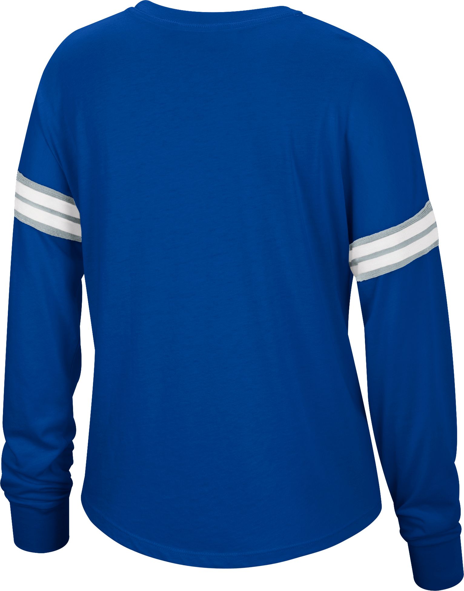 Top of the World Women's Kentucky Wildcats Blue Oxford Blocked Long Sleeve T-Shirt product image
