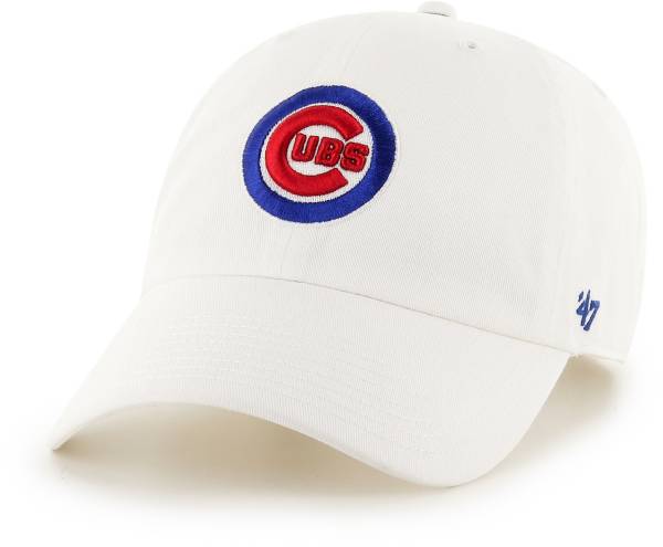 '47 Men's Chicago Cubs Clean Up White Adjustable Hat