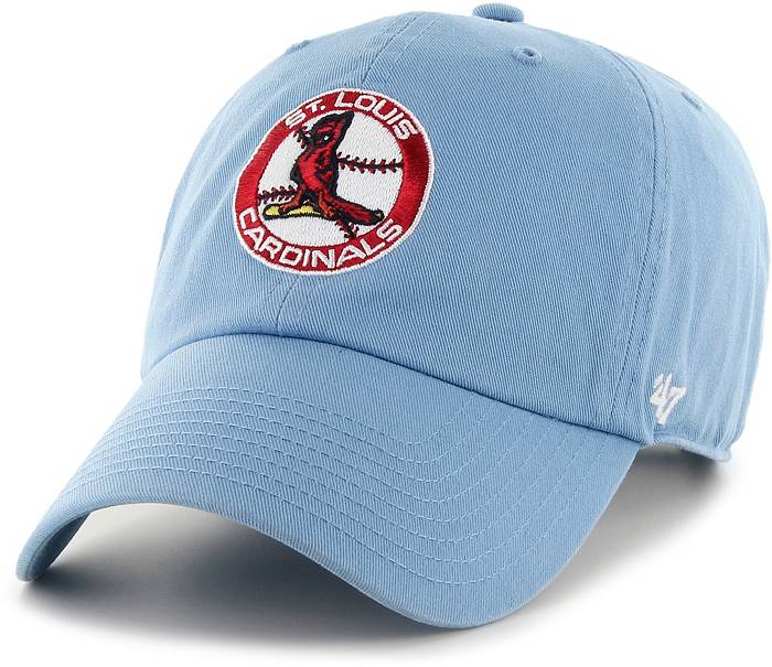  St. Louis Cardinals Light Blue Throwback Clean Up Adjustable  Hat/Cap : Sports & Outdoors