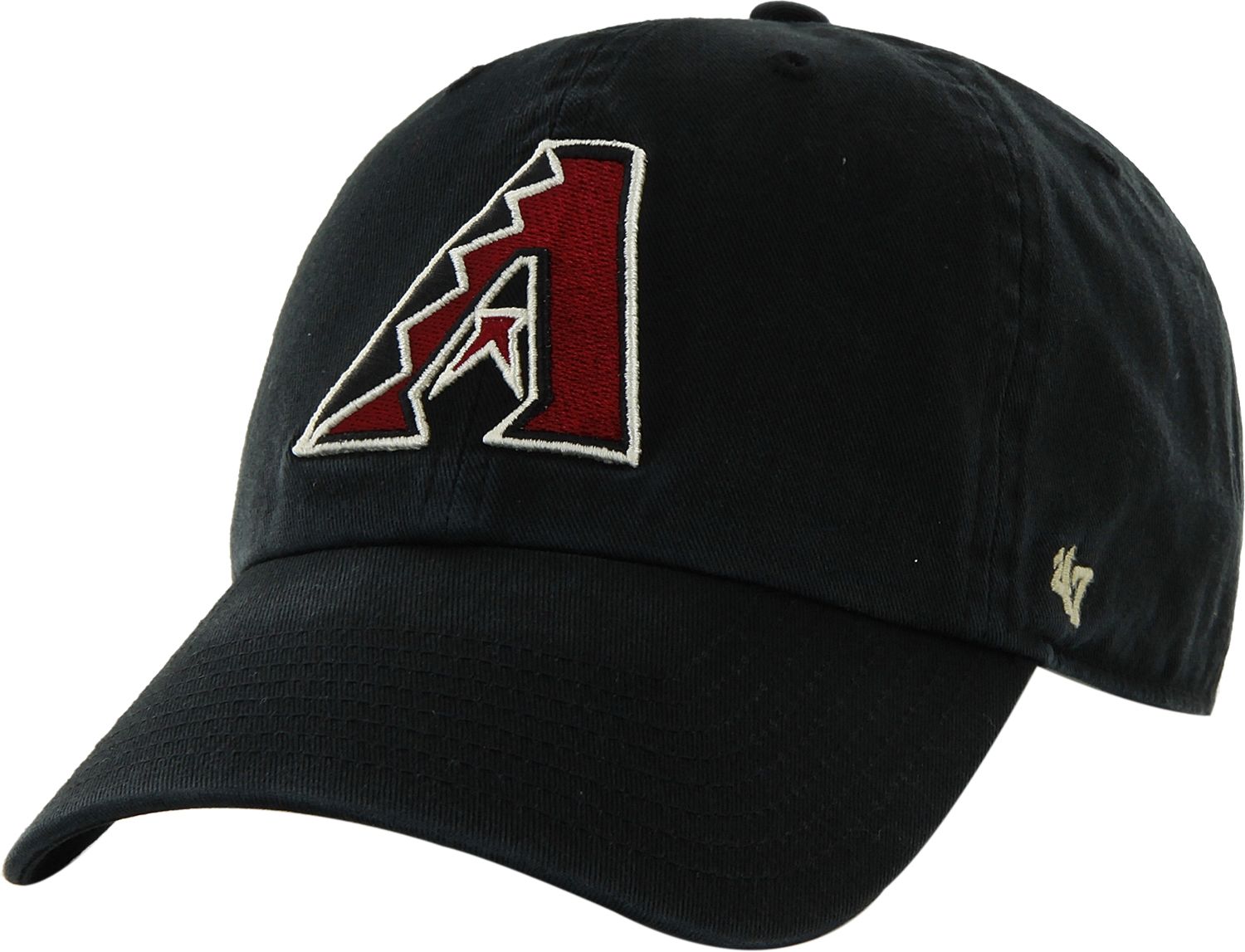 '47 Men's Arizona Diamondbacks Clean Up Black Adjustable Hat product image