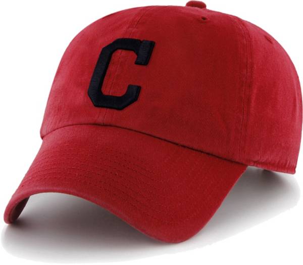 ‘47 Men's Cleveland Indians Clean Up Red Adjustable Hat