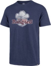 Nike Texas Rangers Grey Coop Wordmark Short Sleeve T Shirt