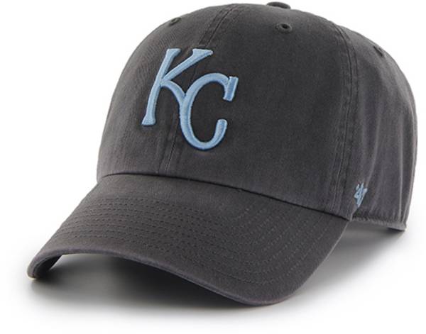 ‘47 Men's Kansas City Royals Clean Up Grey Adjustable Hat