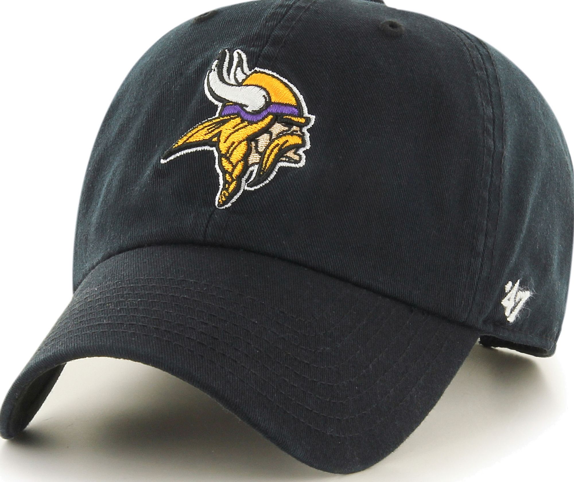 all black minnesota vikings hat