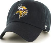 47 Brand Black Minnesota Vikings Unveil Flex Hat in Blue for Men