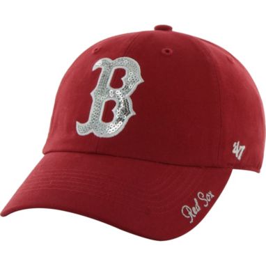 sorry, ‘47 Women's Boston Red Sox Sparkle Clean Up Red Adjustable Hat is currently out of stock