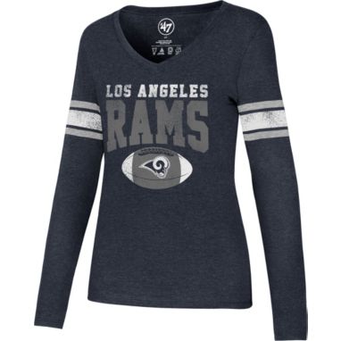 sorry, '47 Women's Los Angeles Rams Club Stripe Long Sleeve Shirt is currently out of stock